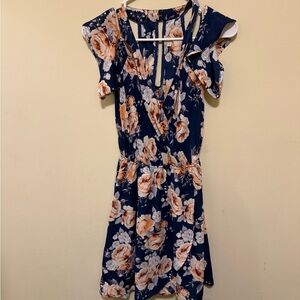 Floral Navy Dress